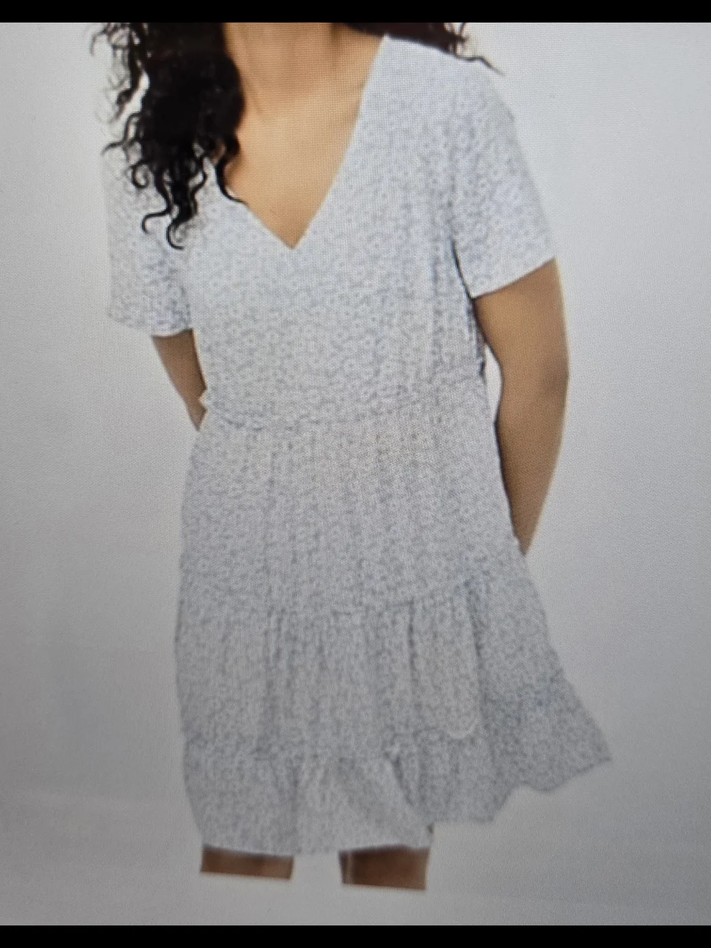 J CREW V-Neck Tiered Women's Dress M